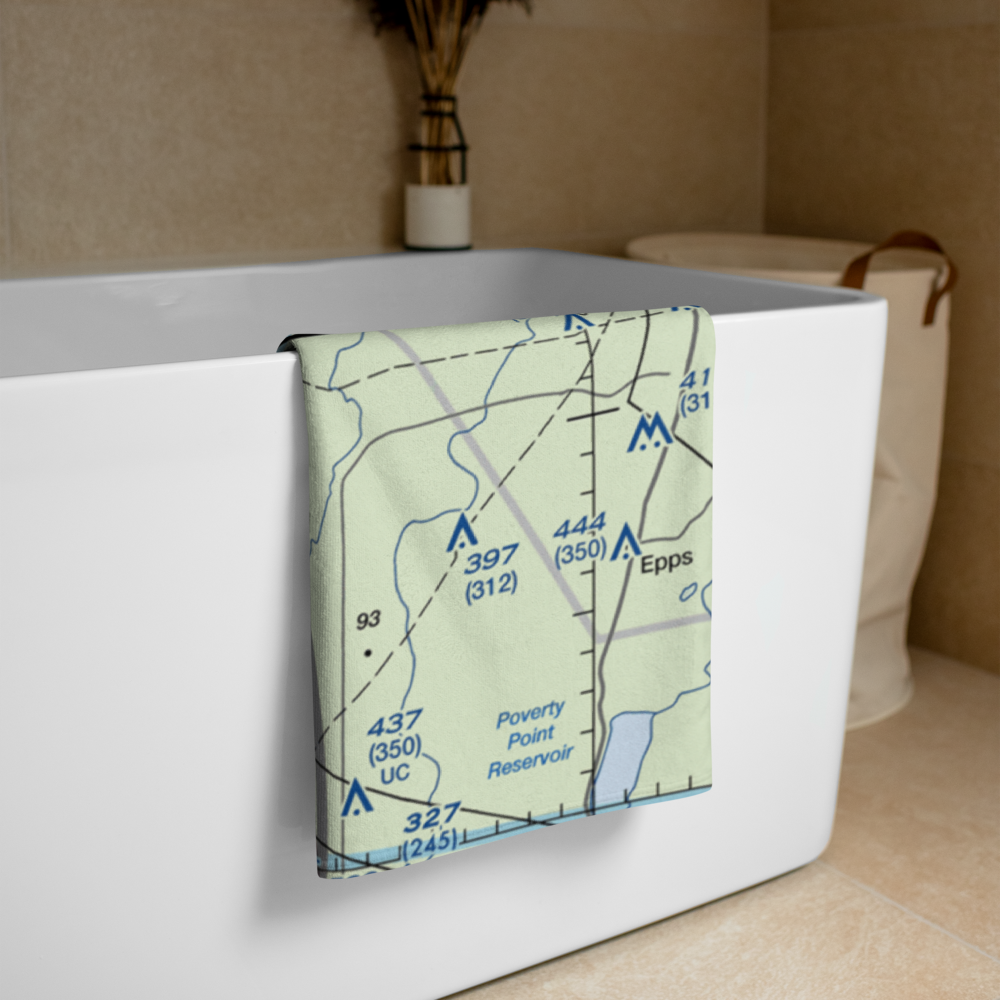 Barham Airport (01LA) VFR Sectional Towel 