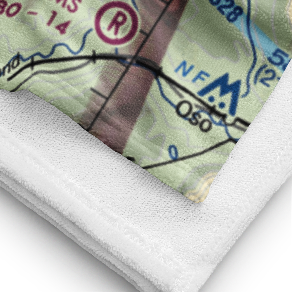 Barker Airport (WA07) VFR Sectional Towel 