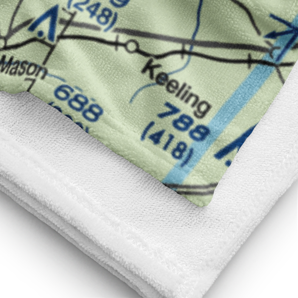 Baskin Airport (9TN7) VFR Sectional Towel 