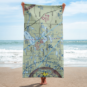 Battle Lake Municipal Airport (00MN) VFR Sectional Towel