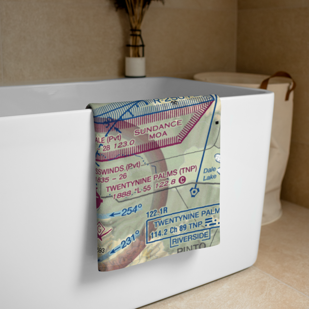 Bauer Airport (61CA) VFR Sectional Towel 