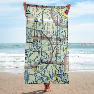 Bauer Airport (93IL) VFR Sectional Towel