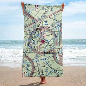 Baxley Municipal Airport (BHC) VFR Sectional Towel