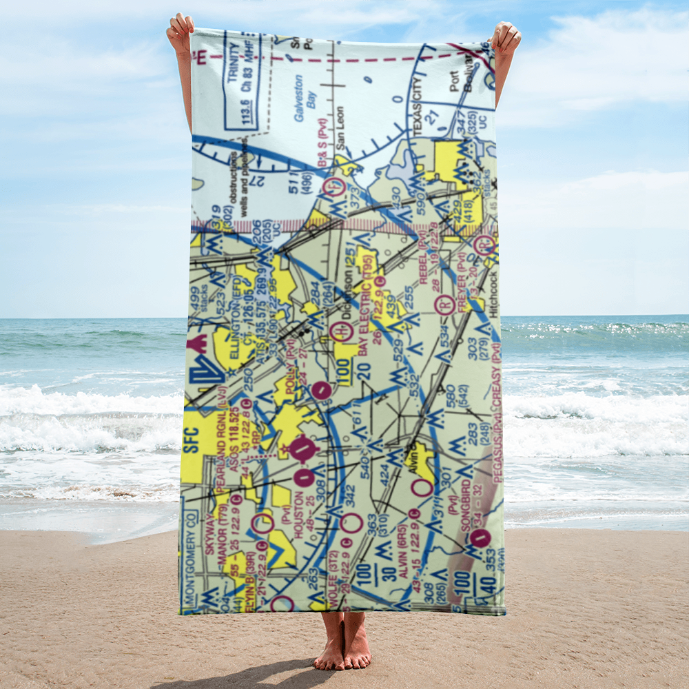 Bay Electric Supply Heliport (T95) VFR Sectional Towel 