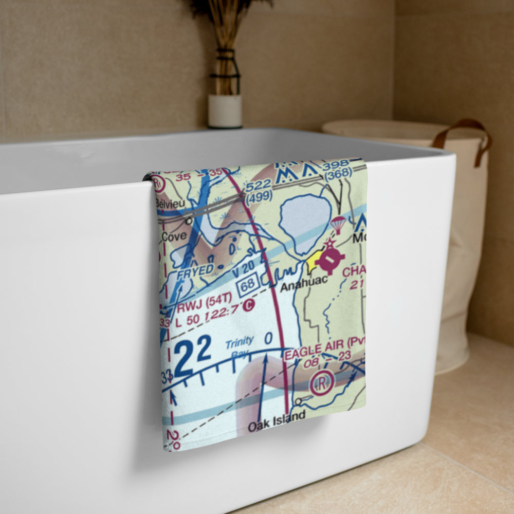 Baytown Airport (HPY) VFR Sectional Towel 