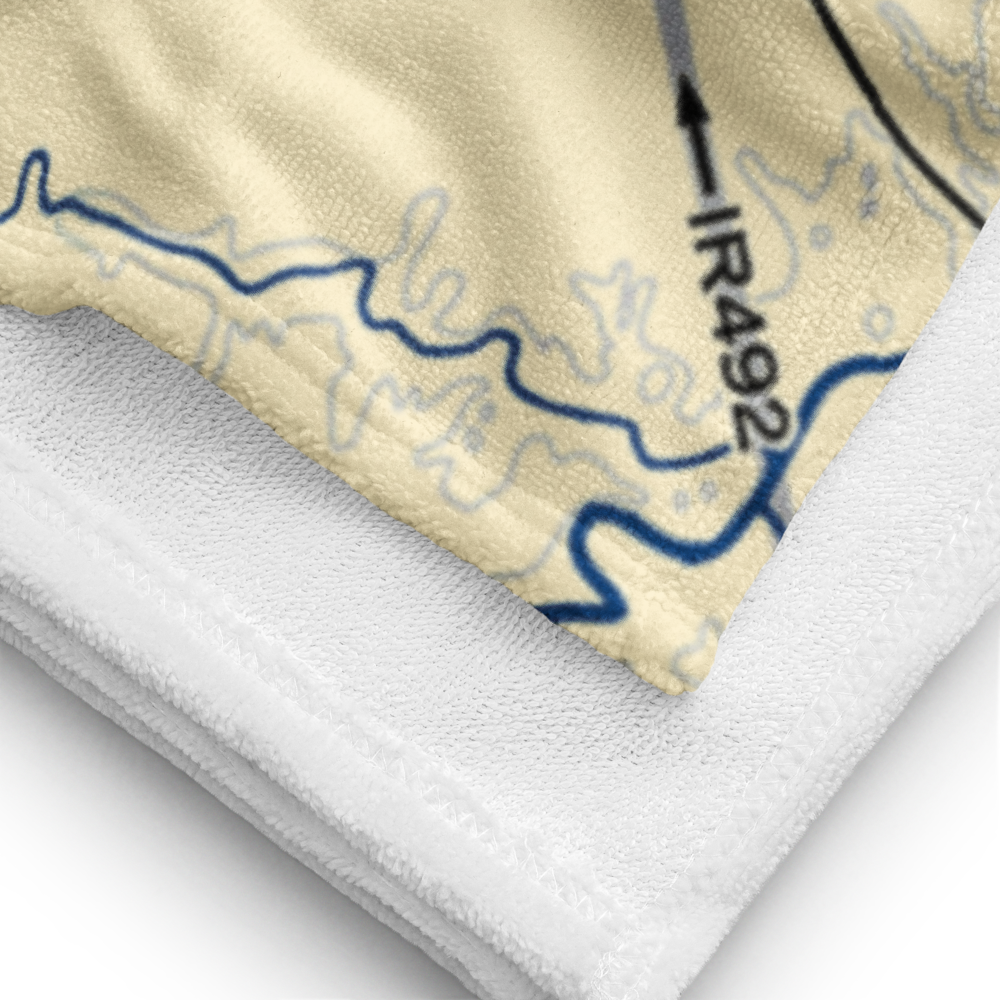 Beach Airport (20U) VFR Sectional Towel 