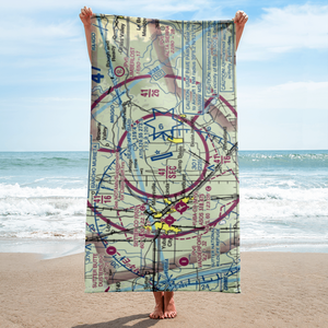 Beale Air Force Base (BAB) VFR Sectional Towel