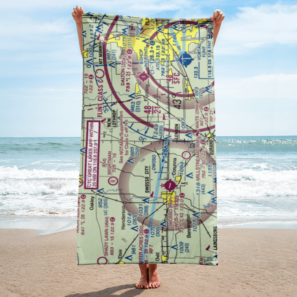 Bean Blossom Airport (6B3) VFR Sectional Towel 
