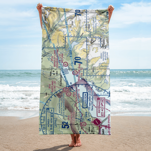 Bear Cove Farm Airport (46AK) VFR Sectional Towel