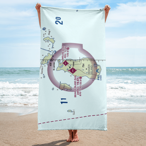 Beaver Island Airport (SJX) VFR Sectional Towel