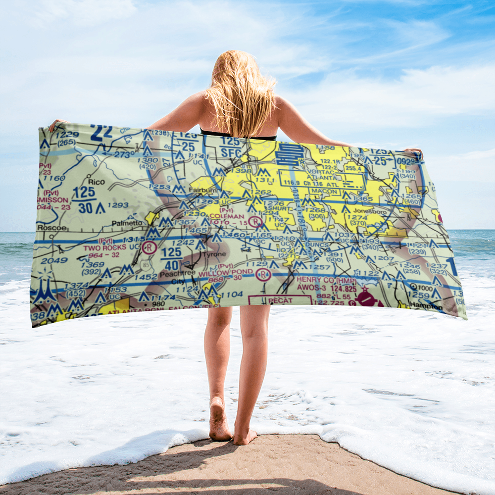 Beck Field (GA92) VFR Sectional Towel 