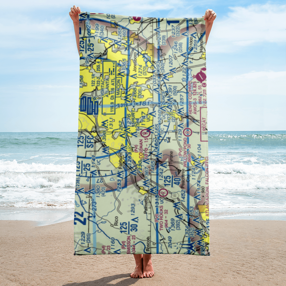 Beck Field (GA92) VFR Sectional Towel 