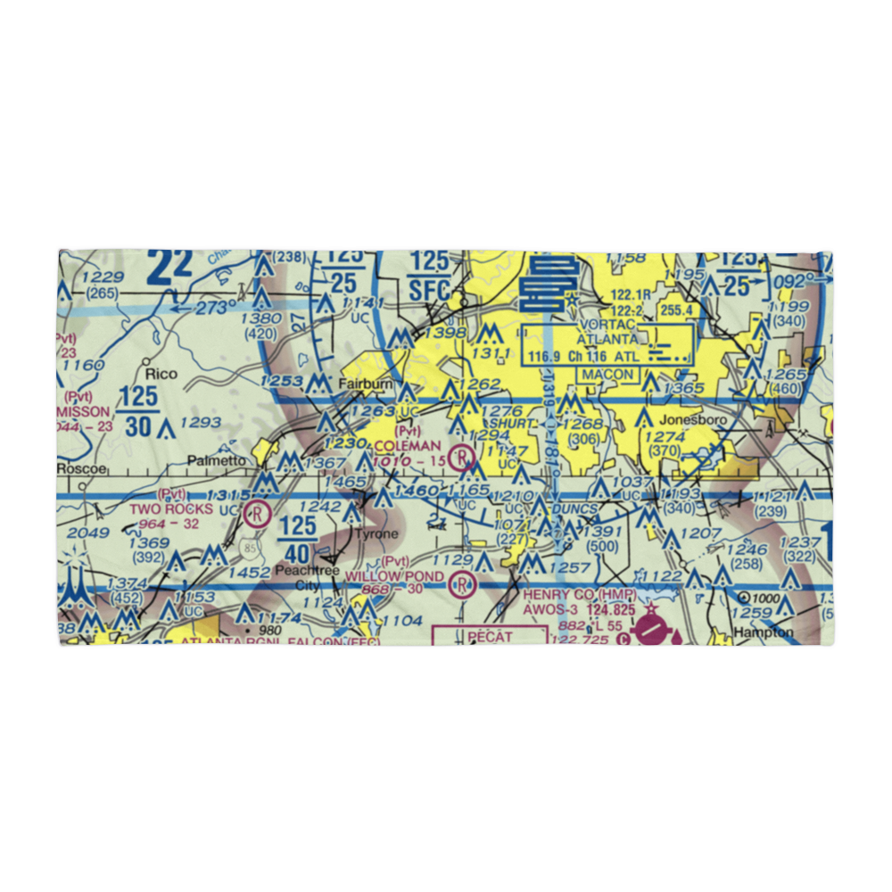 Beck Field (GA92) VFR Sectional Towel 