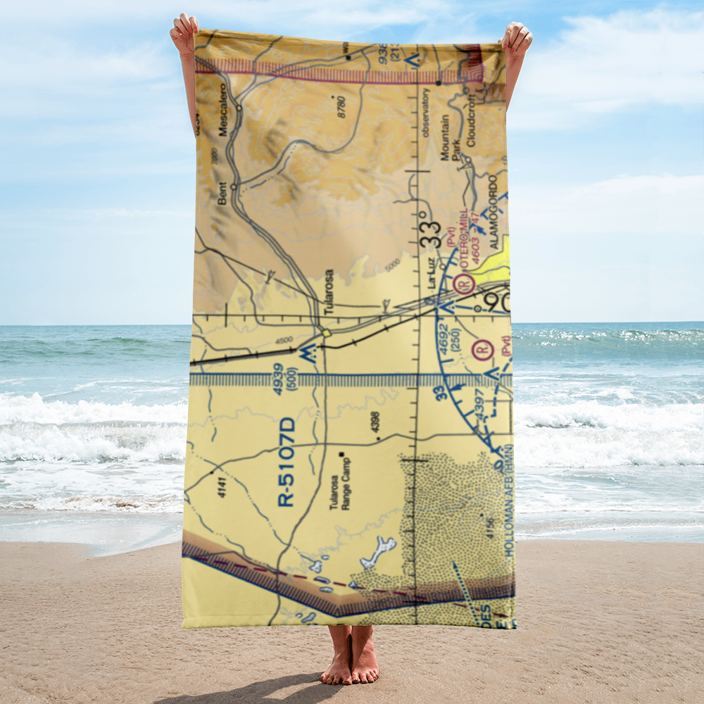 Beckett Farm Airport (NM28) VFR Sectional Towel 