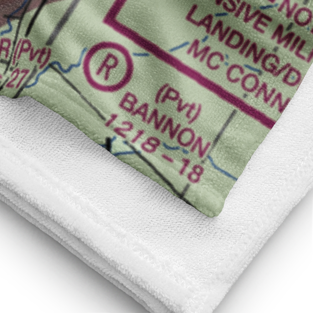 Beech Factory Airport (BEC) VFR Sectional Towel 