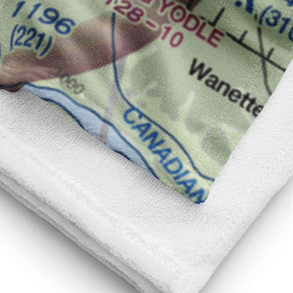 Beefor Ranch Airport (11OK) VFR Sectional Towel 