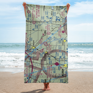 Belle Plaine Farms Airport (SN10) VFR Sectional Towel