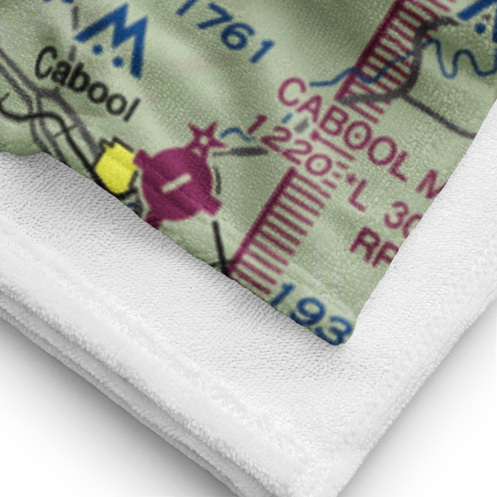 Belly Acres Ranch Airport (22MO) VFR Sectional Towel 