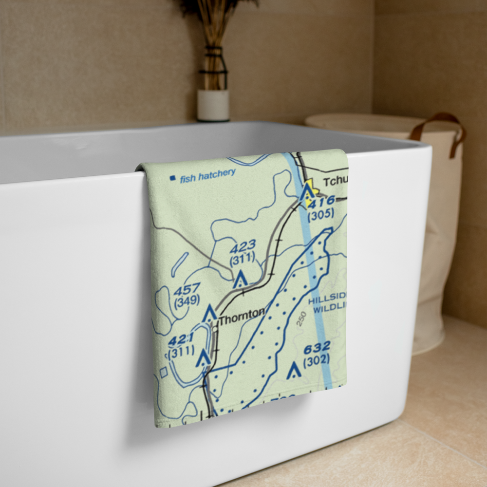 Belzoni Municipal Airport (1M2) VFR Sectional Towel 