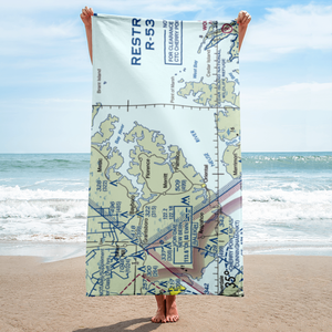 Benton Farm Airport (74NC) VFR Sectional Towel