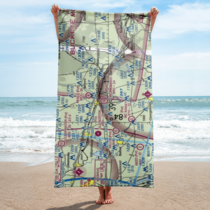 Bernie's Airport (OA10) VFR Sectional Towel