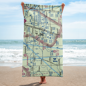 Berns Airport (IL81) VFR Sectional Towel