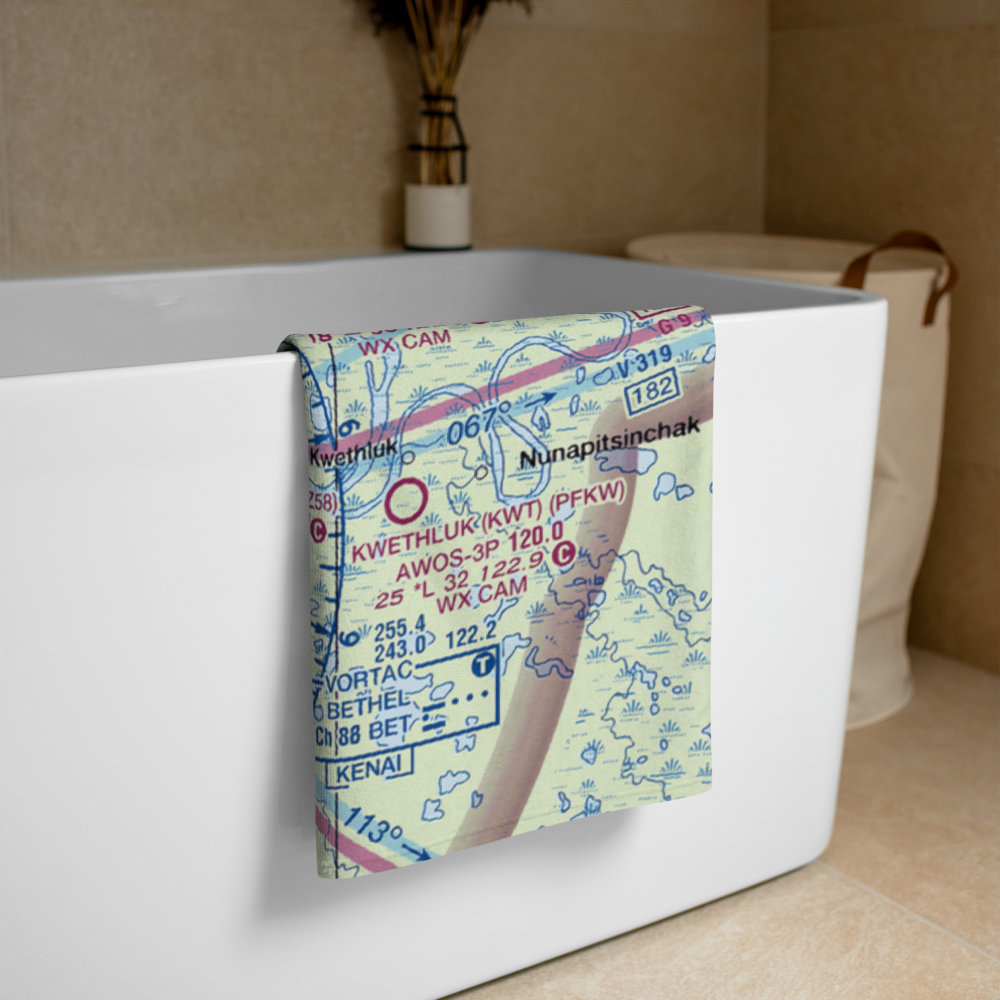 Bethel Seaplane Base (Z59) VFR Sectional Towel 