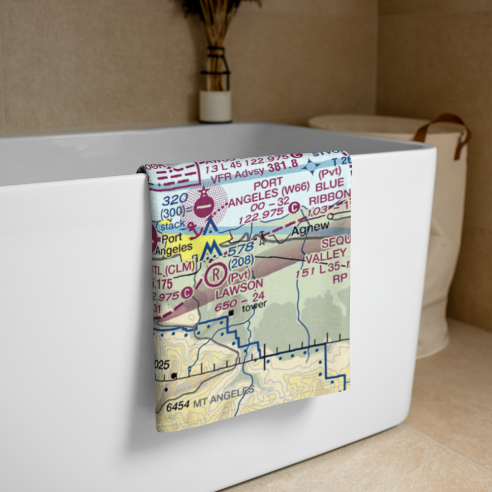 Big Andy Airport (7WA0) VFR Sectional Towel 