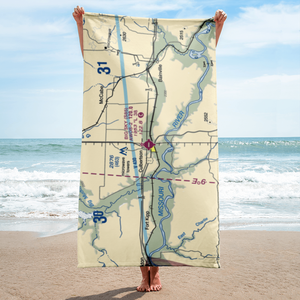 Big Sky Field (S85) VFR Sectional Towel