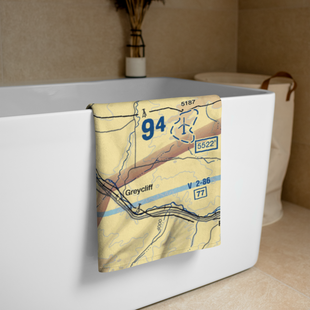 Big Timber Airport (6S0) VFR Sectional Towel 