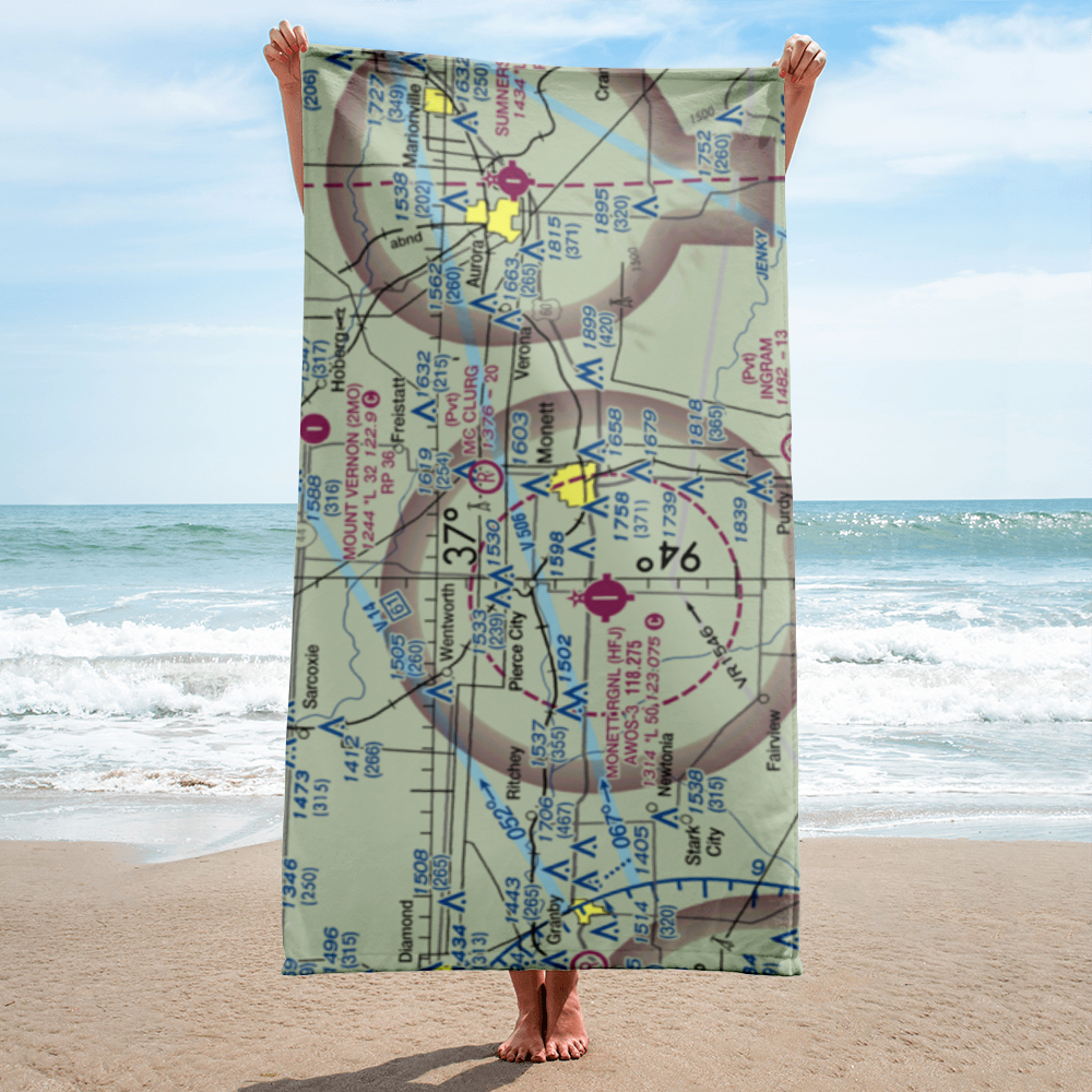 Bil-Mitch Airport (5MO3) VFR Sectional Towel 