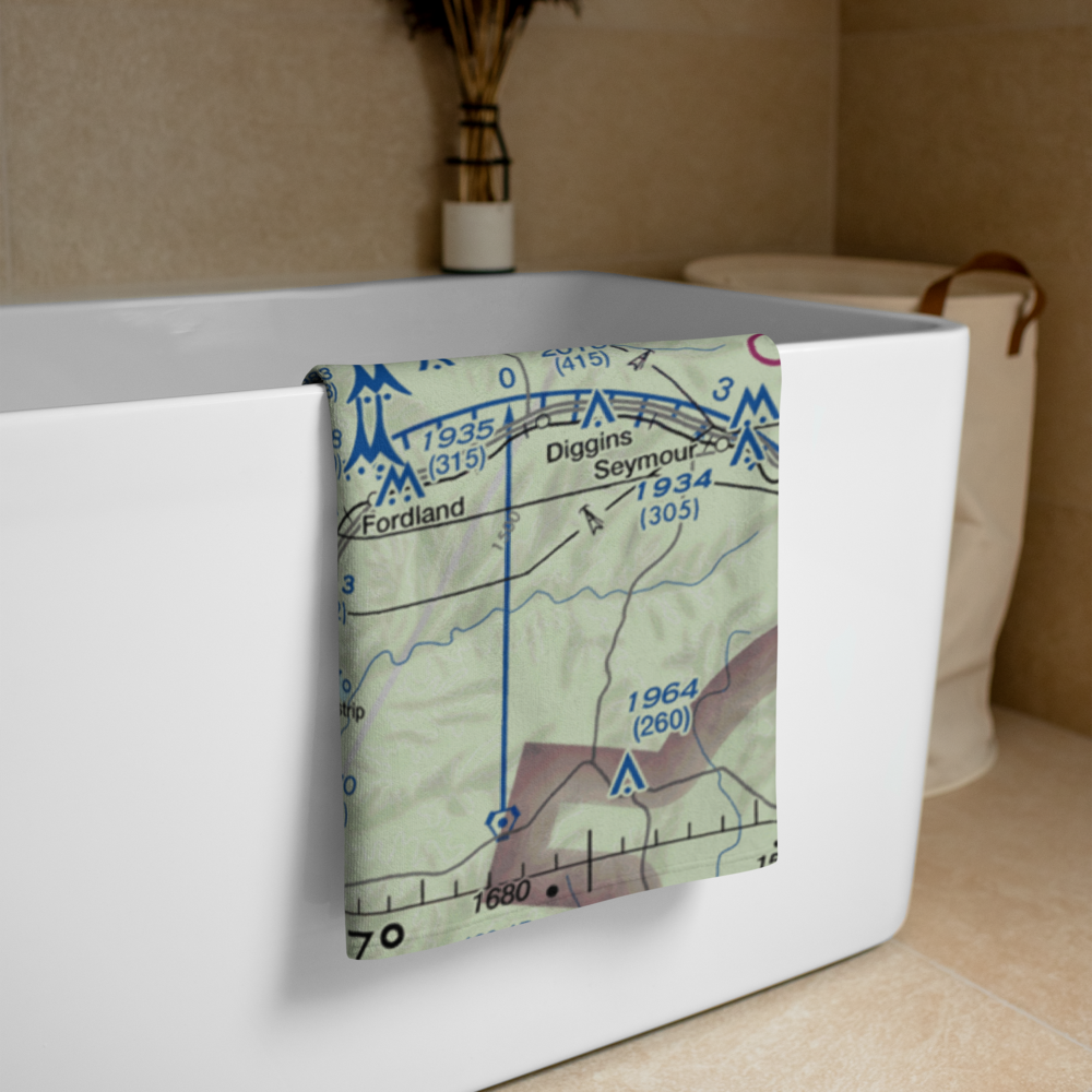 Bill Lee Memorial Airport (MO18) VFR Sectional Towel 