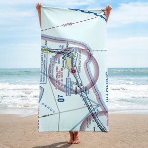 Billy Mitchell Airport (HSE) VFR Sectional Towel