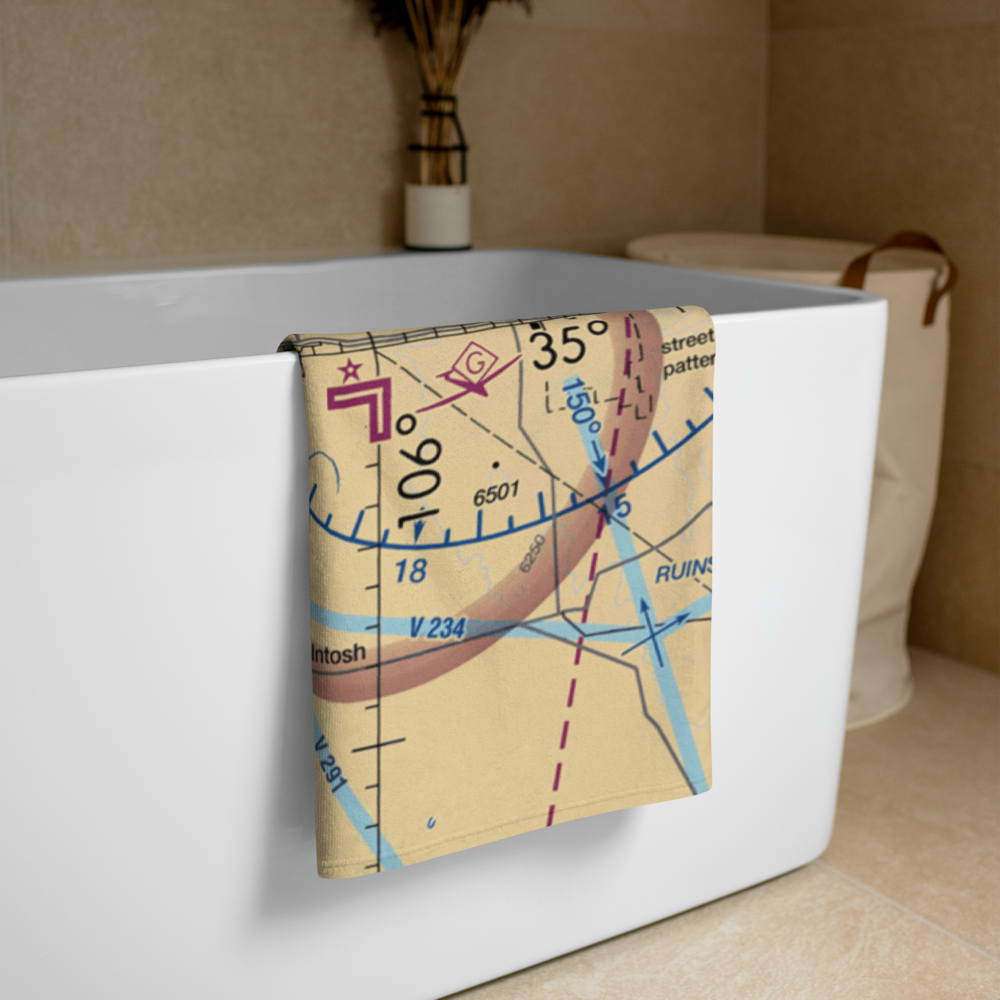 Biplane Ranch Airport (NM02) VFR Sectional Towel 