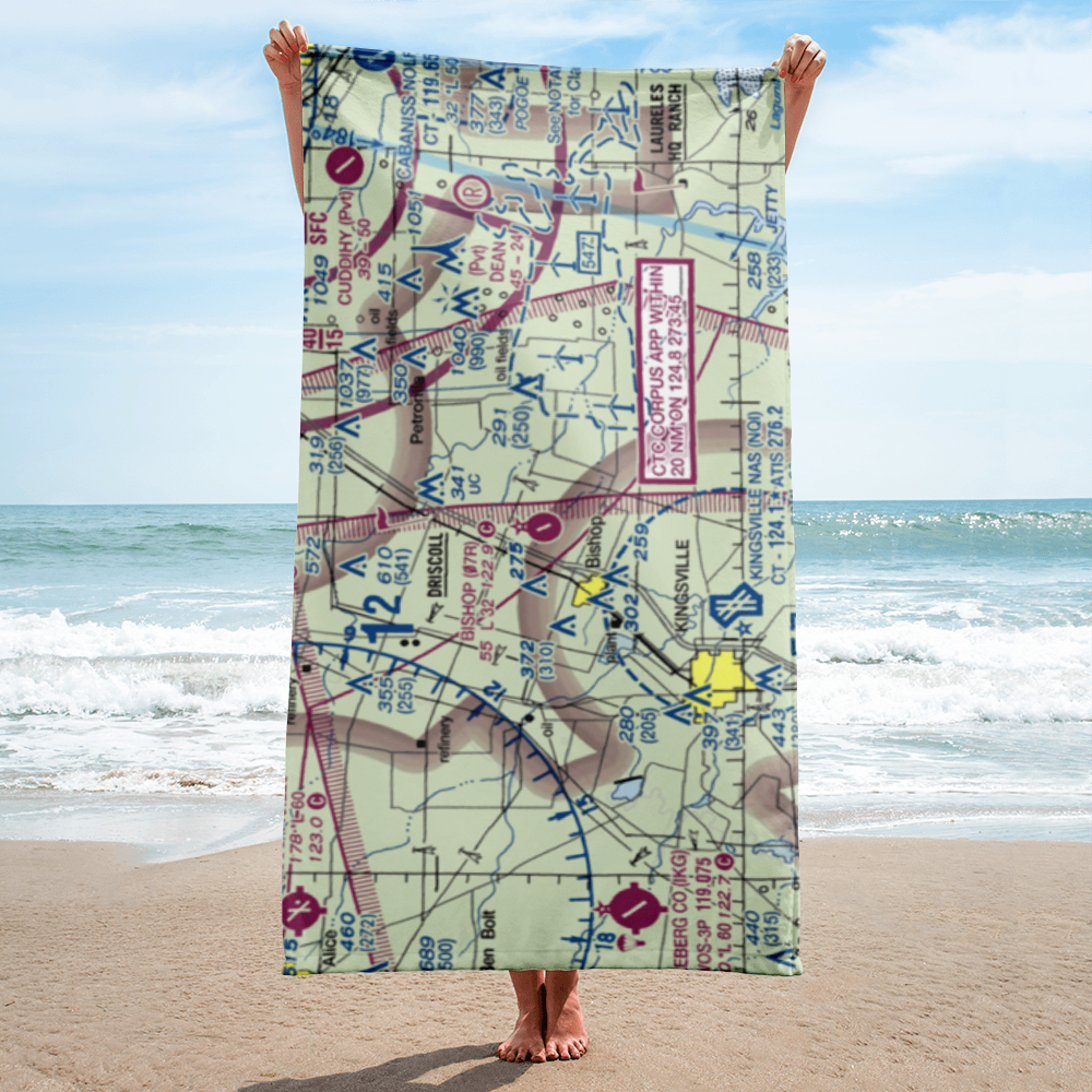 Bishop Municipal Airport (07R) VFR Sectional Towel 