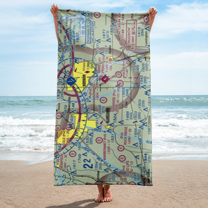 Bison Hill Airport (80OK) VFR Sectional Towel