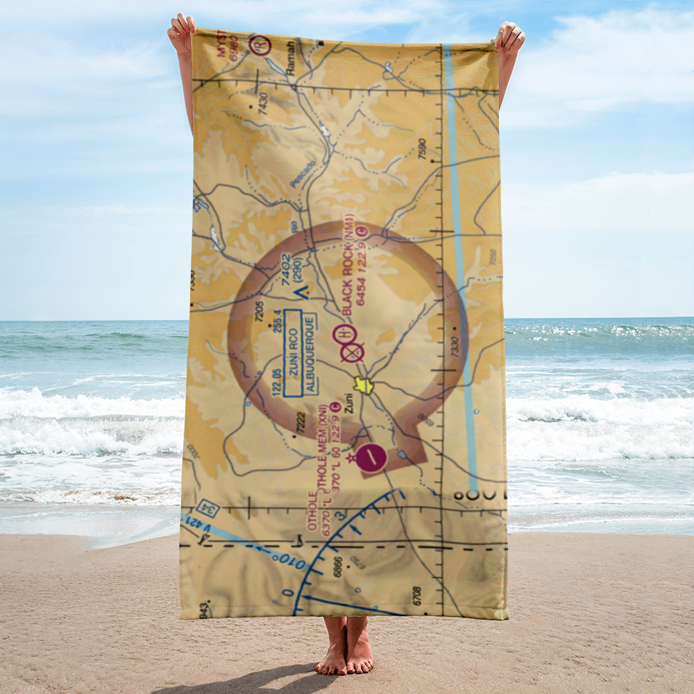Black Rock Heliport (NM1) VFR Sectional Towel 