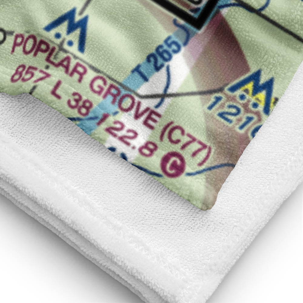 Blackhawk Farms Inc Airport (LL89) VFR Sectional Towel 