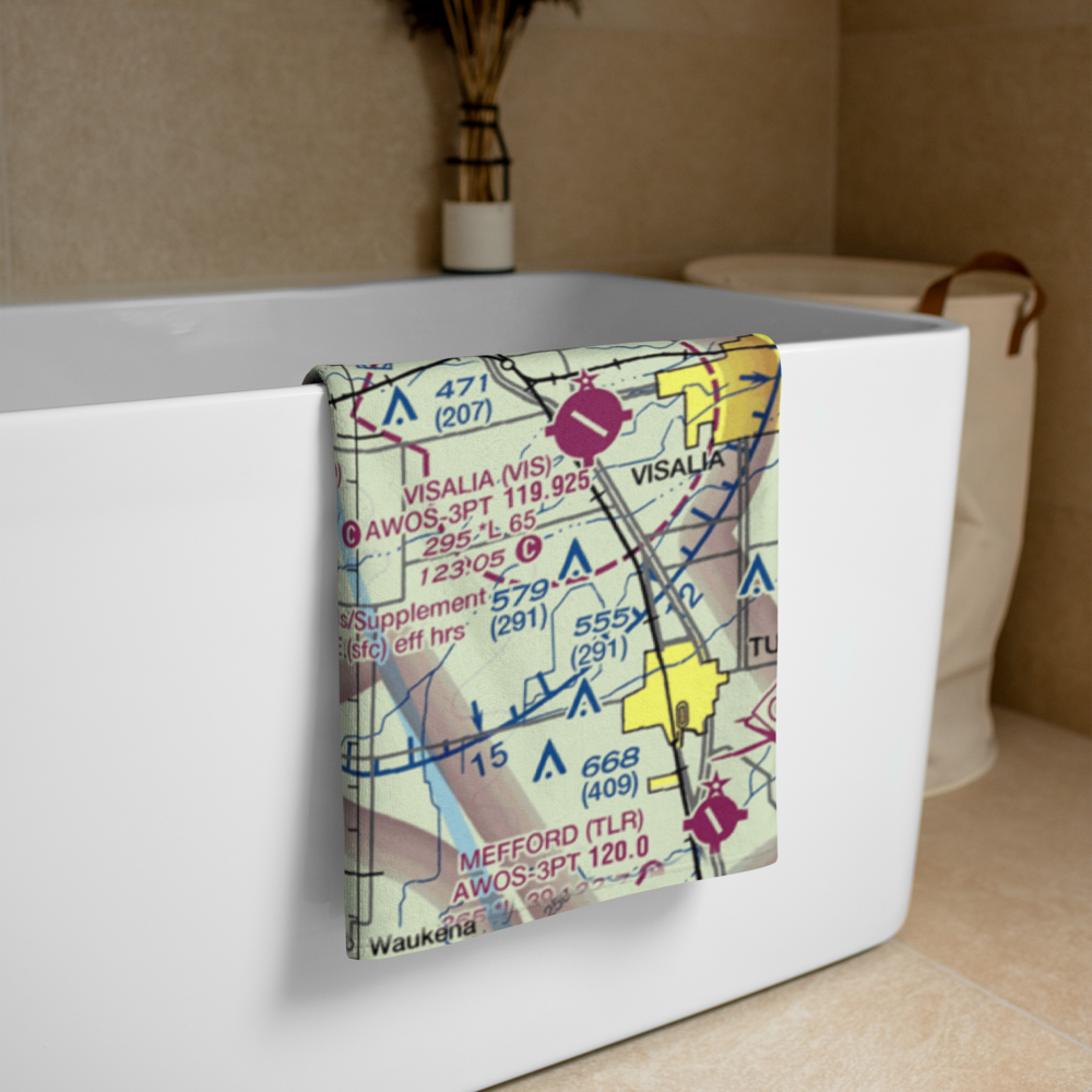 Blair Strip (9CL5) VFR Sectional Towel 