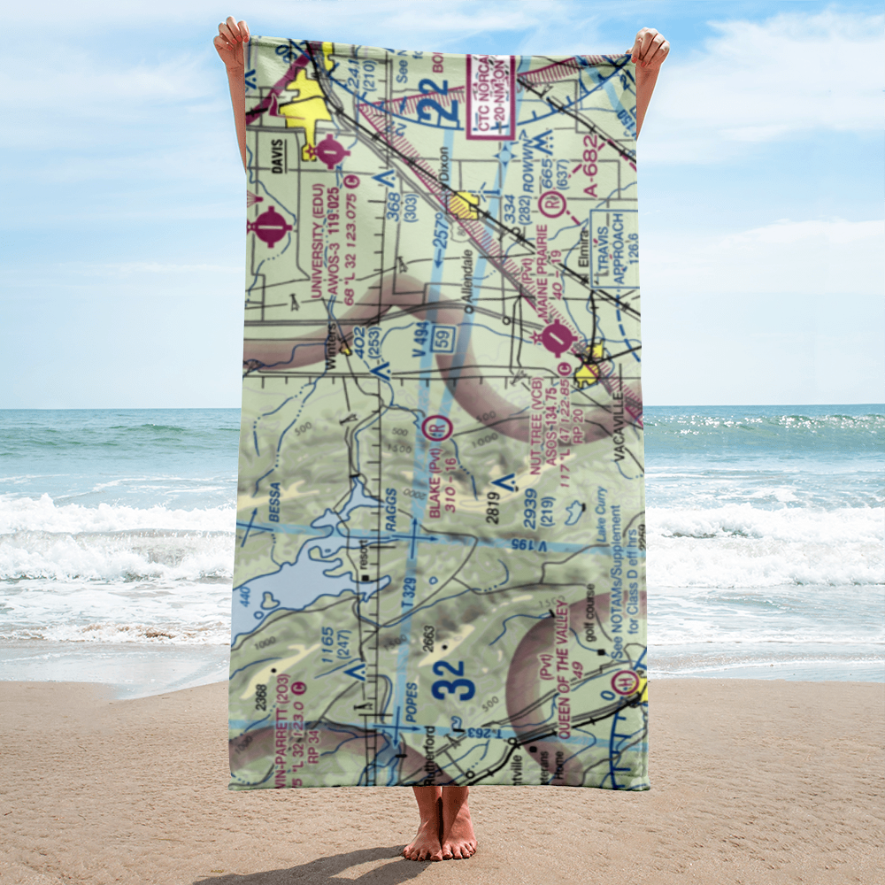 Blake Sky Park Airport (CA57) VFR Sectional Towel 