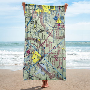 Bland Airport (52KS) VFR Sectional Towel
