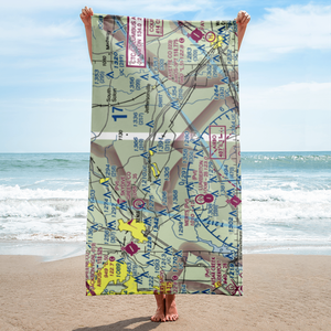 Bloom Airport (14I) VFR Sectional Towel