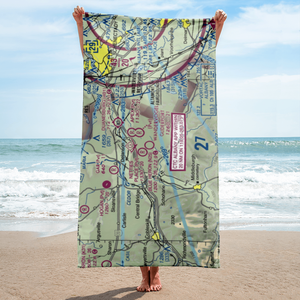 Blue Heron Airport (N25) VFR Sectional Towel