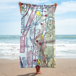 Blue Heron Field (WN49) VFR Sectional Towel