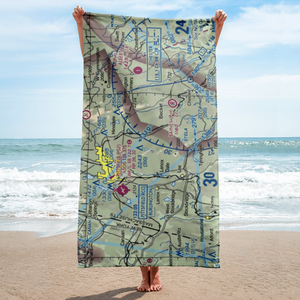 Blueberry Hill Airport (MA77) VFR Sectional Towel