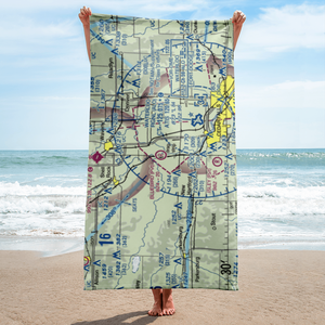 Bluebird Airport (IA17) VFR Sectional Towel