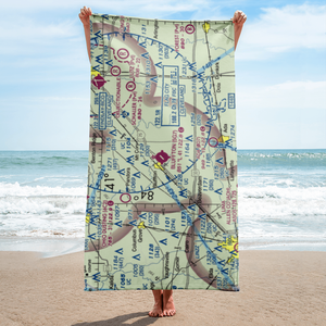 Bluffton Airport (5G7) VFR Sectional Towel