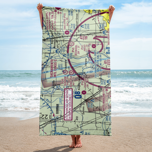 Bob's Flying Service Inc Airport (32CL) VFR Sectional Towel