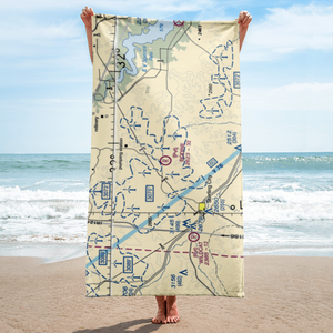 Bodine Airport (96TE) VFR Sectional Towel