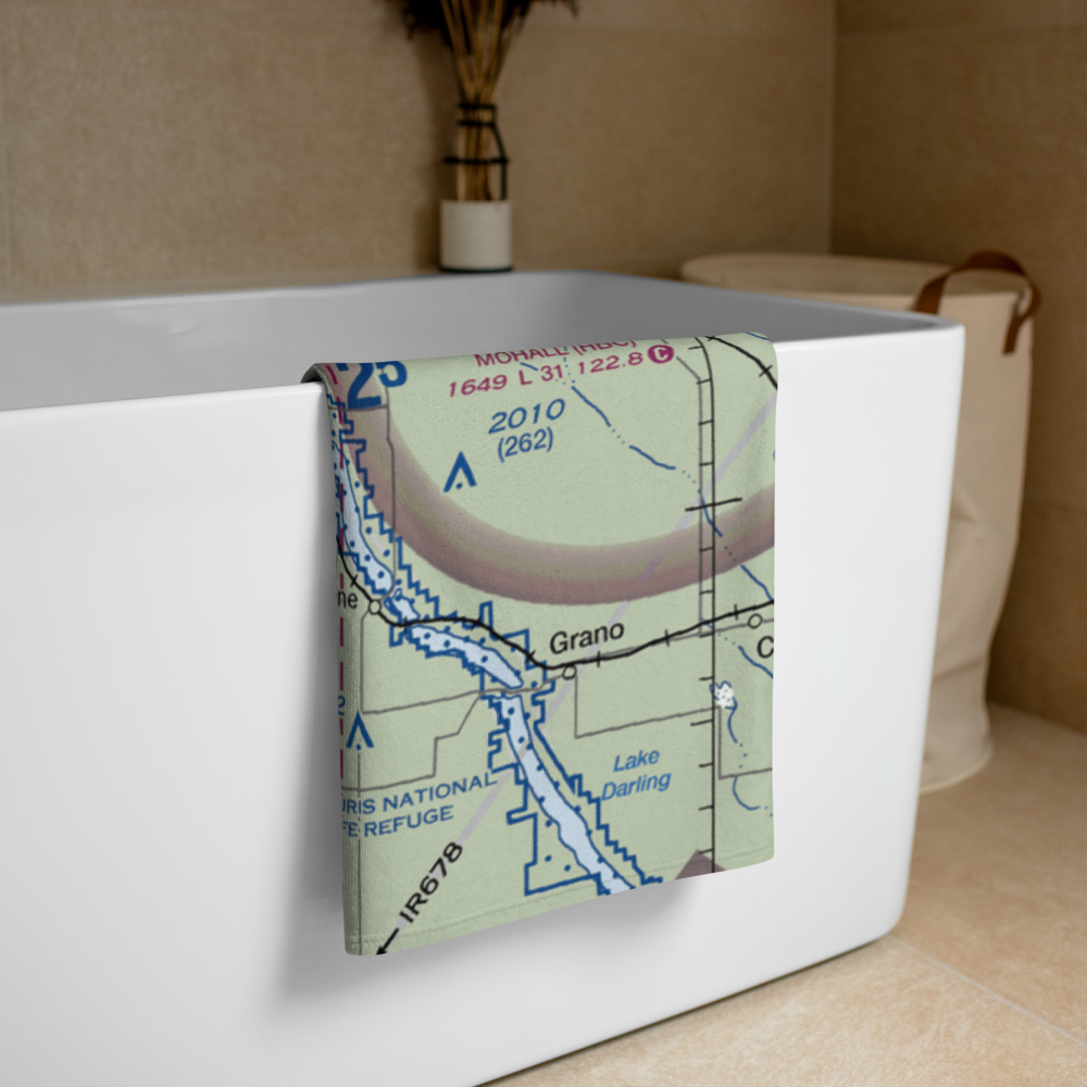 Bodmer Airport (9NA4) VFR Sectional Towel 